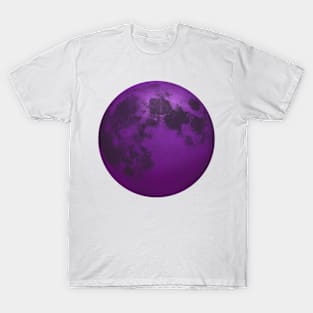 Purple full moon T-Shirt